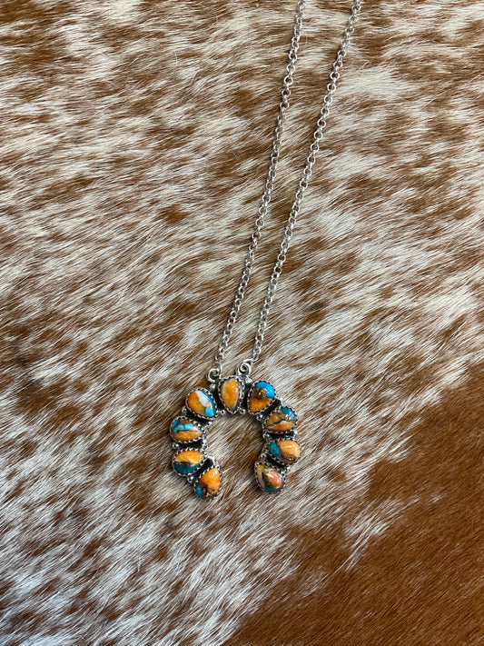 SS/turquoise necklace