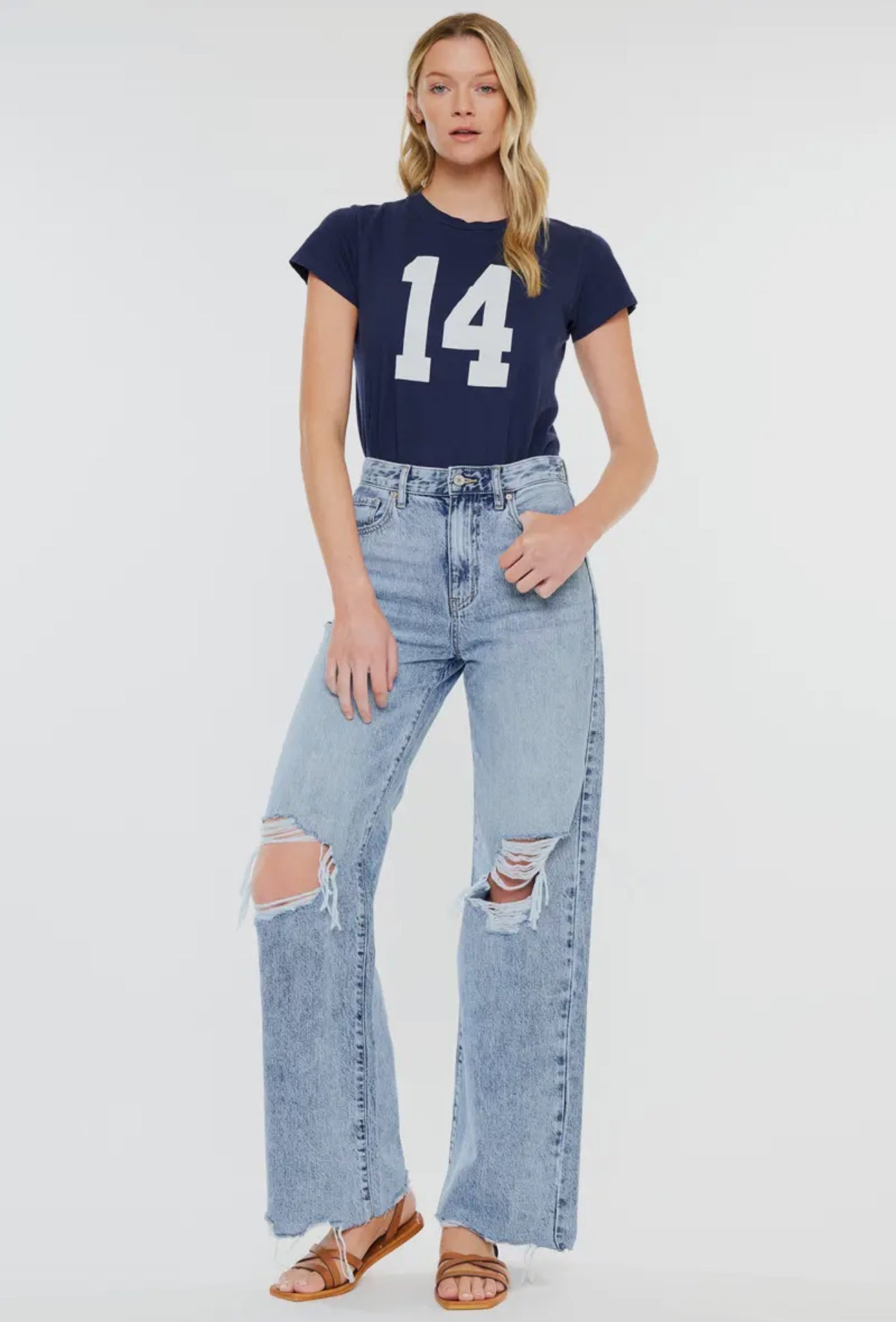 KanCan Ultra High Rise Wide Leg Jeans