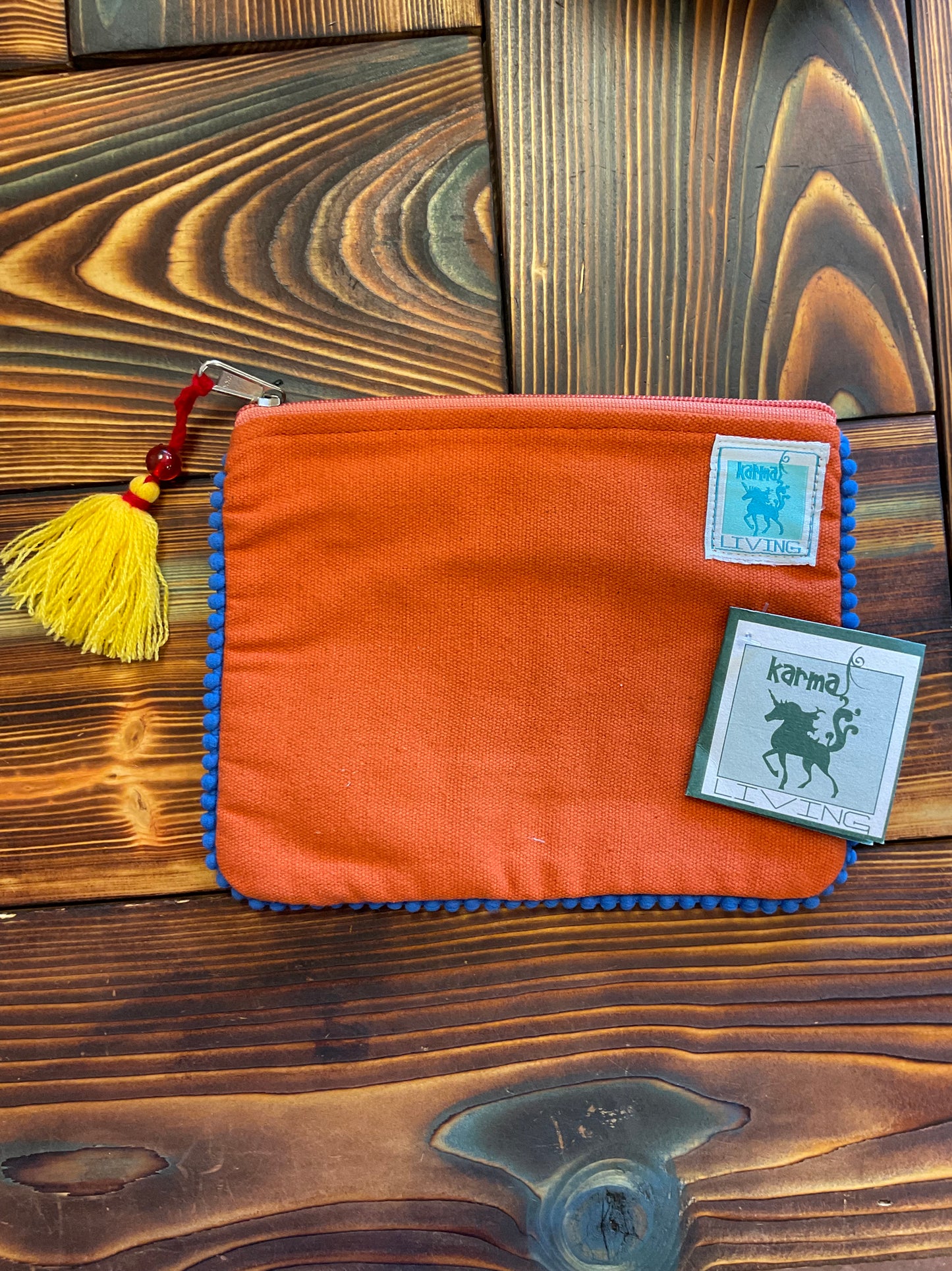 Longhorn Wildflower Embroidered Pouch