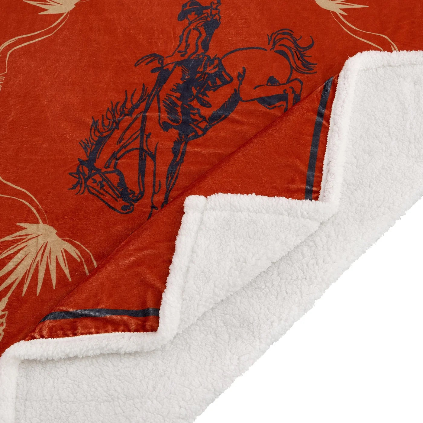 Sunset Rider Sherpa Throw