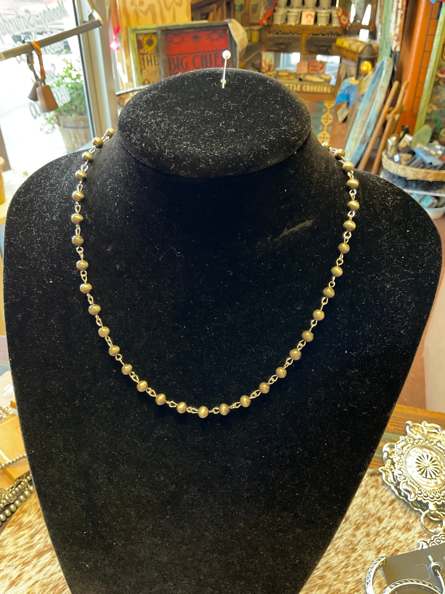 Navajo Pearl Stack Necklace