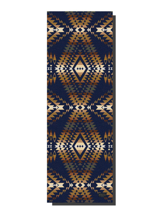 Pendleton Mission Trail Navy PER Yoga Mat/Rug