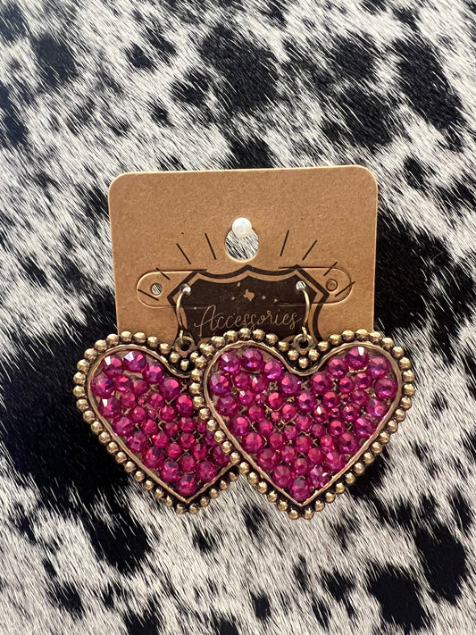 806 Rhinestone Hearts