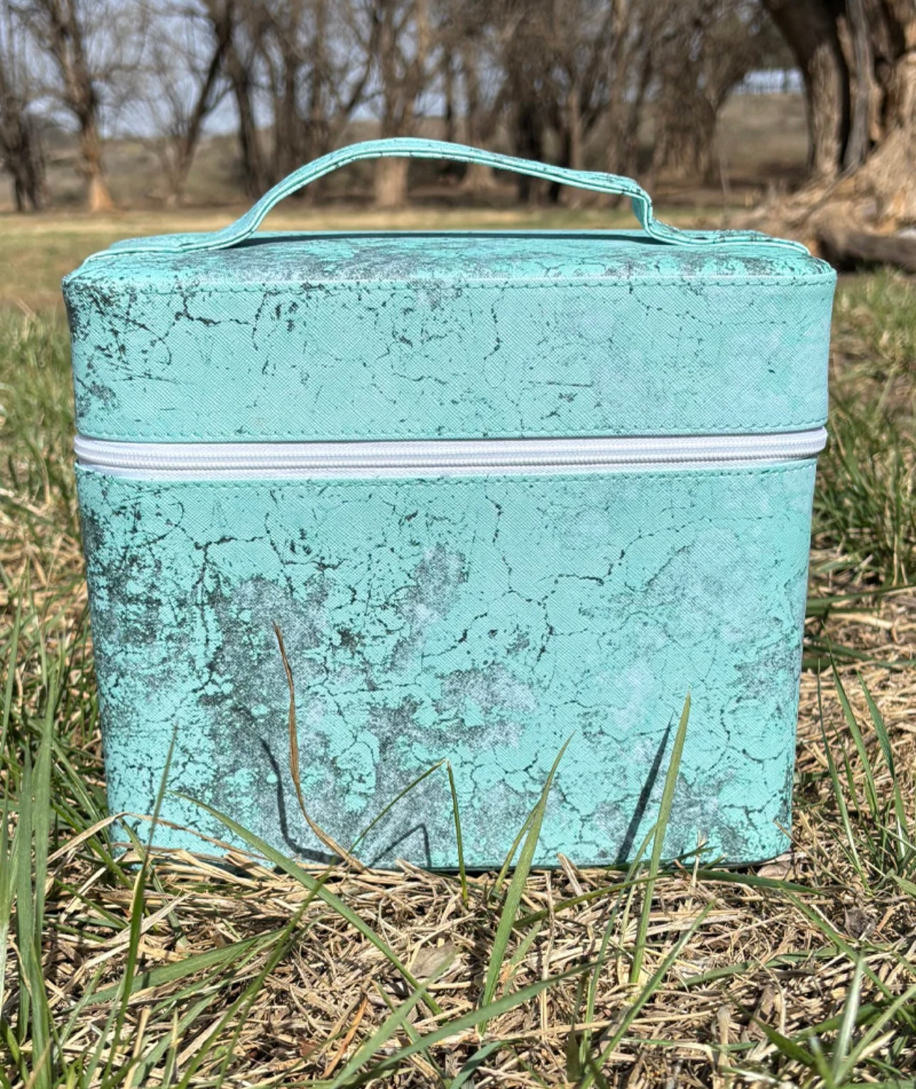 Turquoise Herd Makeup Box