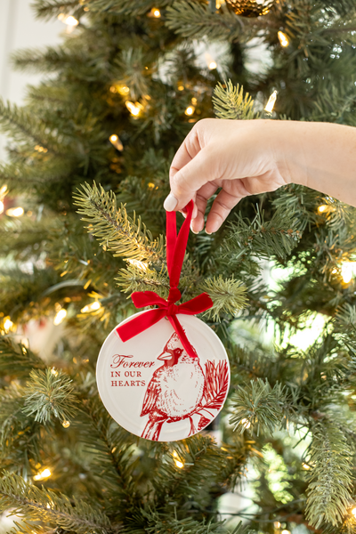 Cardinal Ceramic Ornament