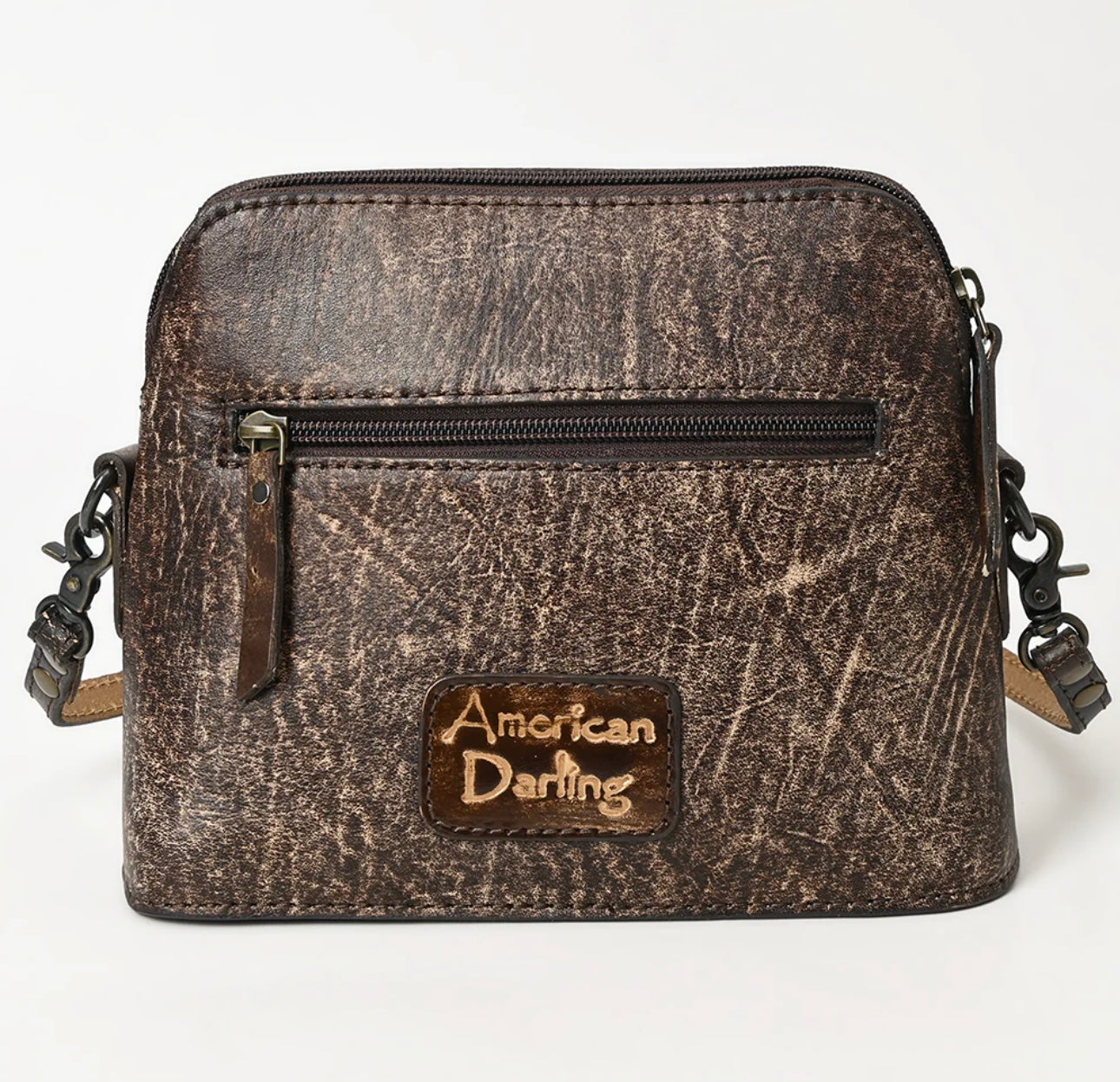 AD Tooled Steer Head Crossbody