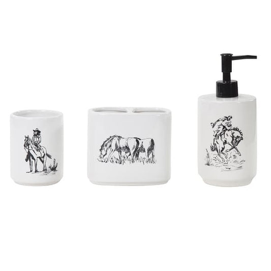 Ranch Life 3 Piece Bathroom Set