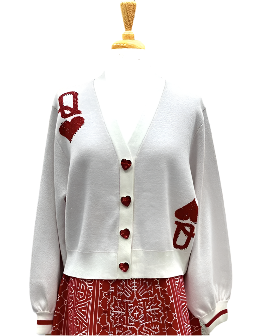 Queen Of Hearts Cardigan