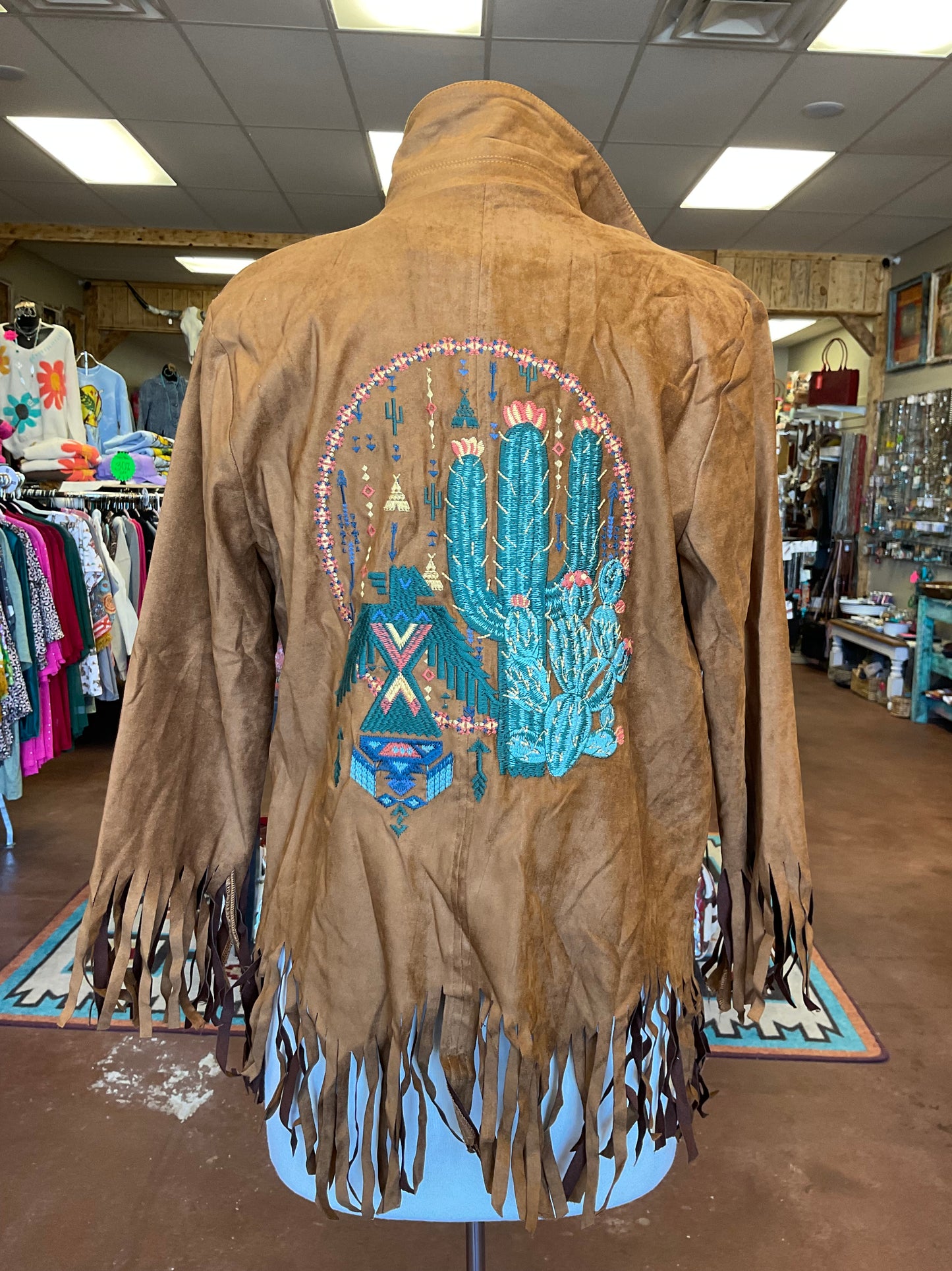 Savanna Jane Cactus Fringe Jacket