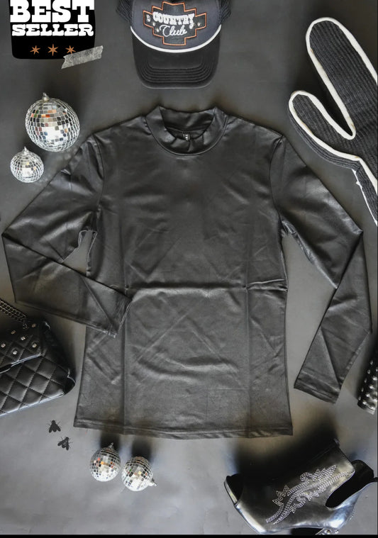 Leddy Leather Long Sleeve