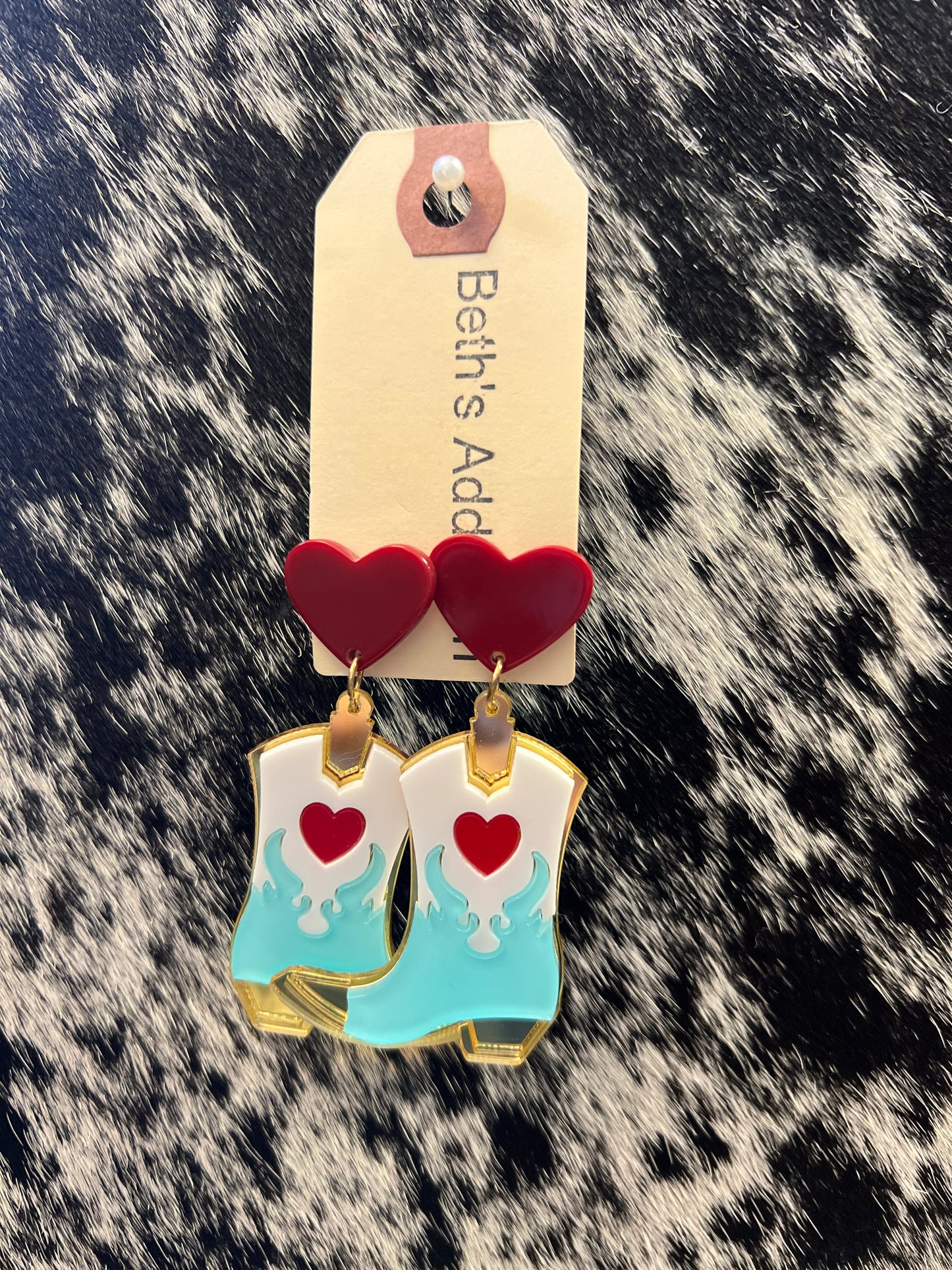 Cowboy Boot Earrings