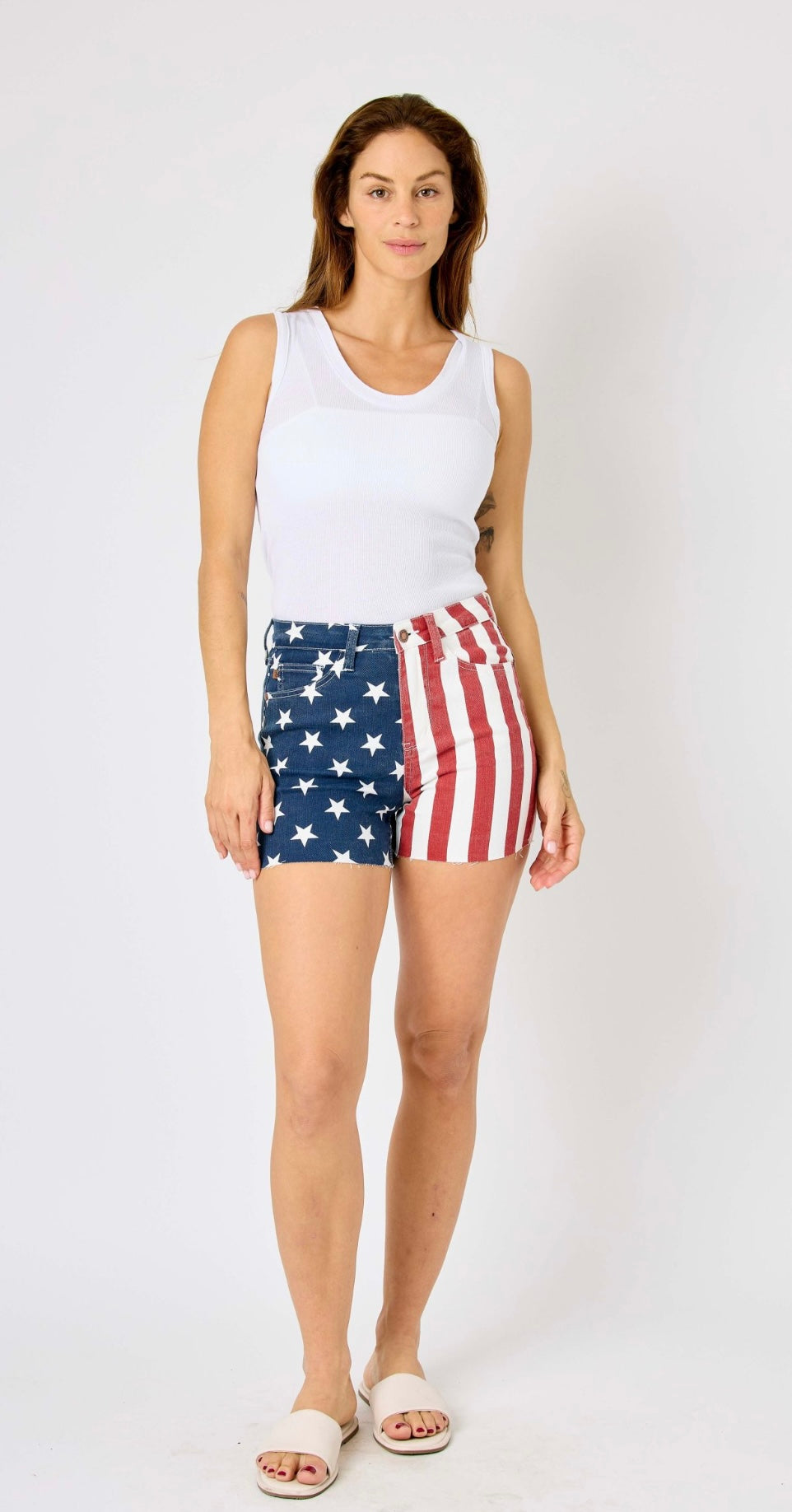 Judy Blue Americana Flag Shorts