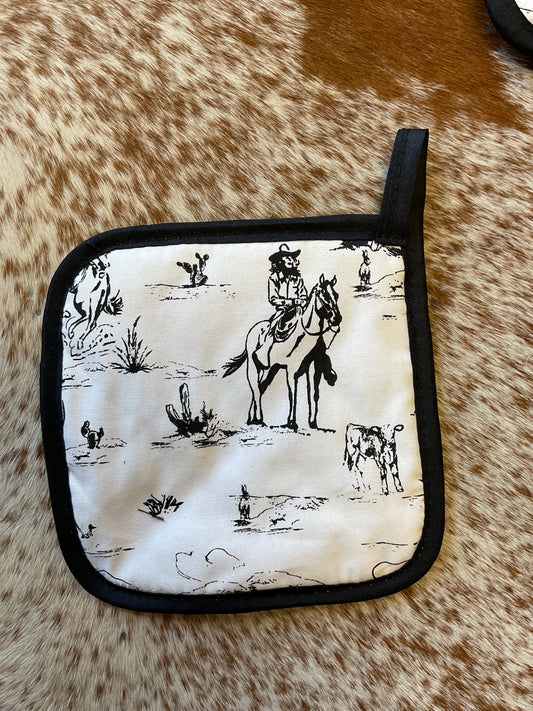 Cowgirl Kitchen Pot Holders