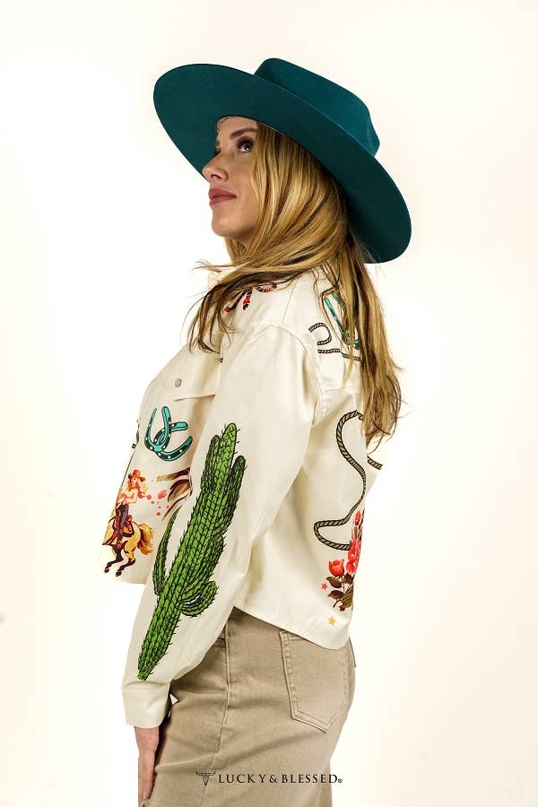 Rodeo Cowgirl Crop Shirt/Jacket