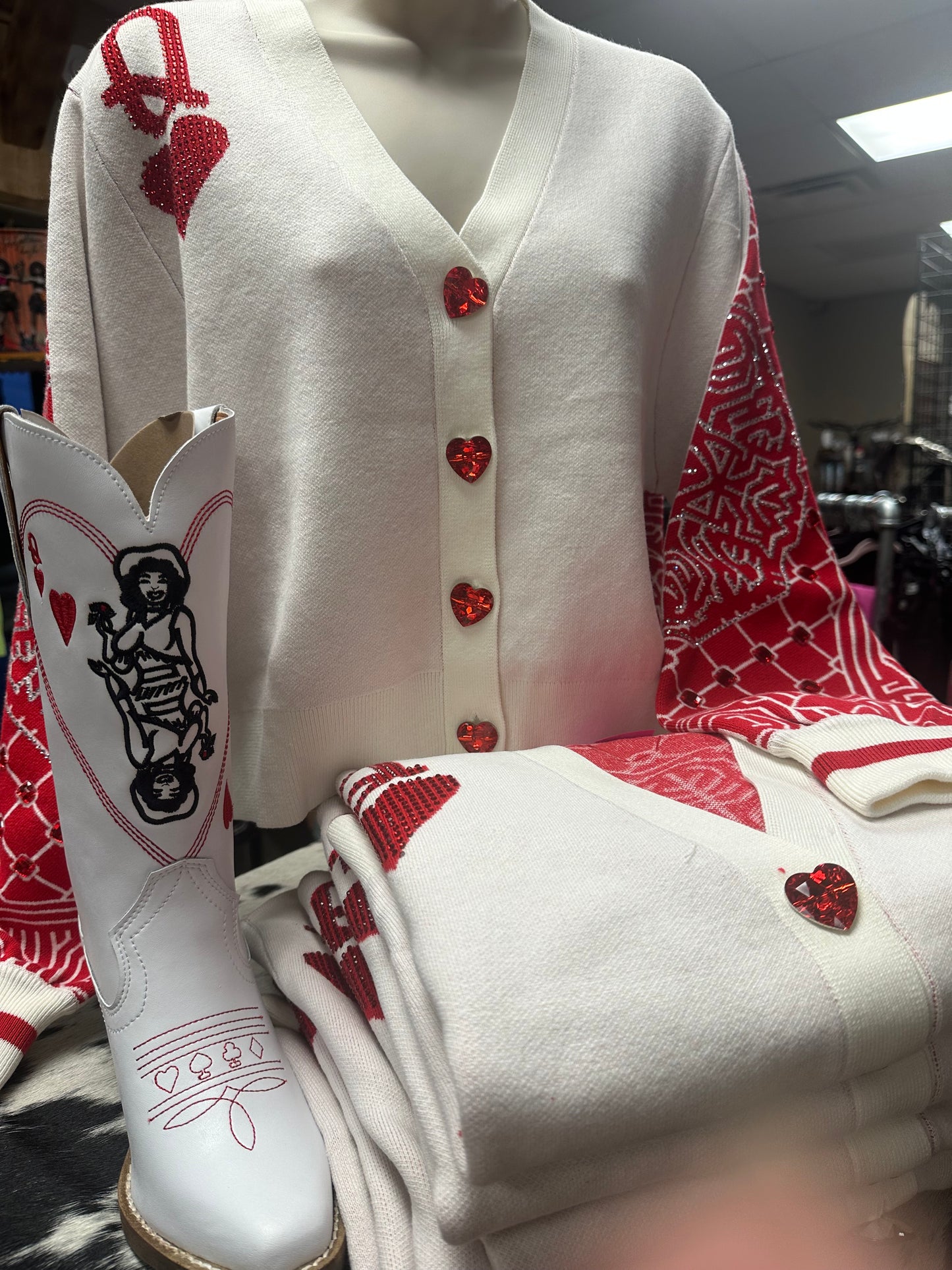 Queen Of Hearts Cardigan