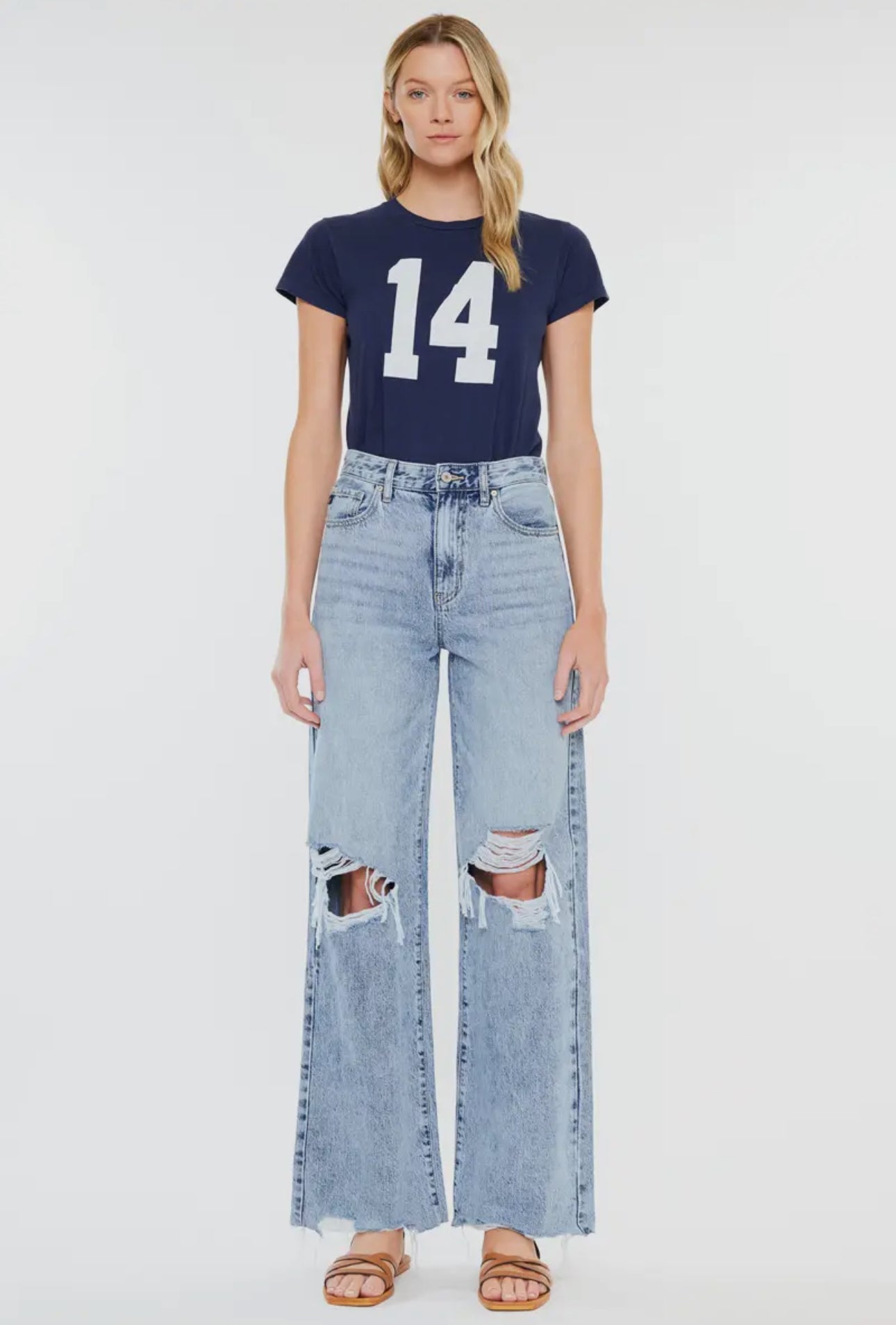 KanCan Ultra High Rise Wide Leg Jeans