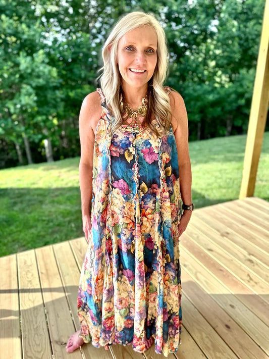 Floral Washed Dress