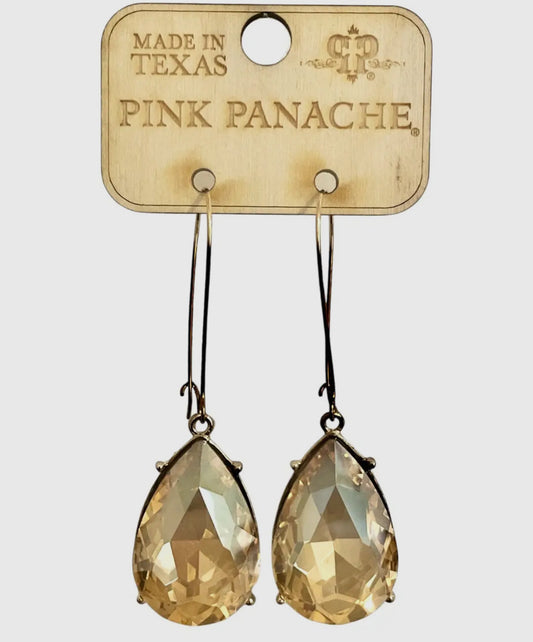 Champagne Teardrop Earrings