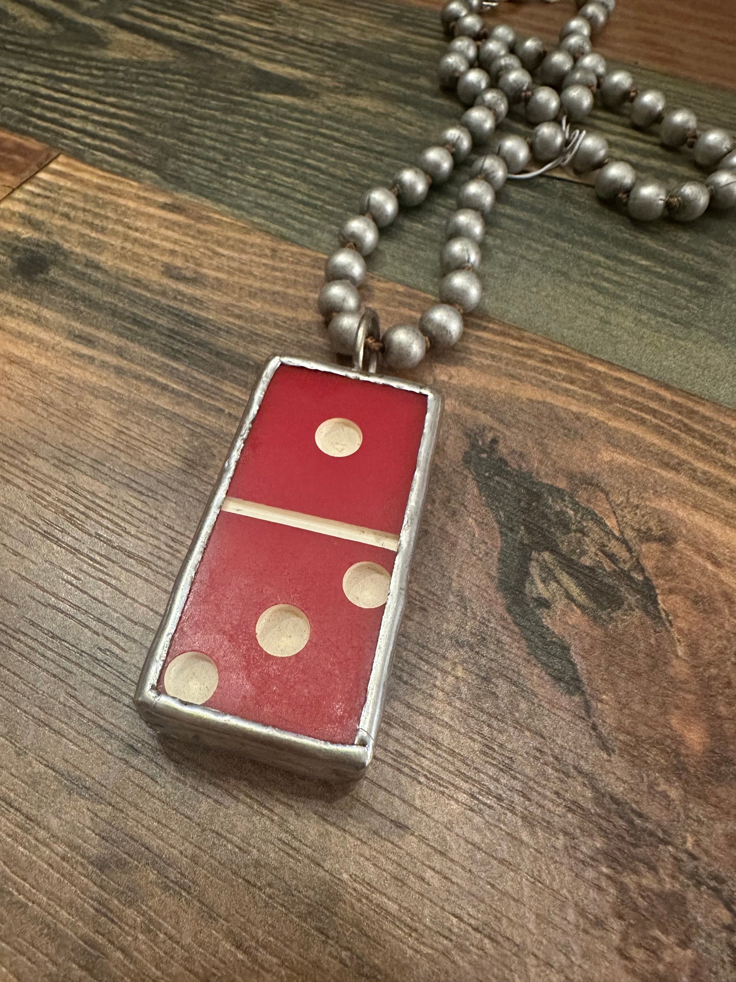 Red Domino Necklace