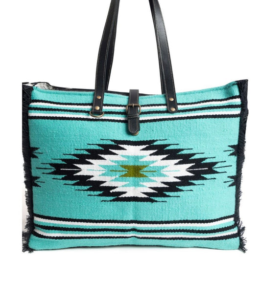 Riverbend Serape Weekender Bag