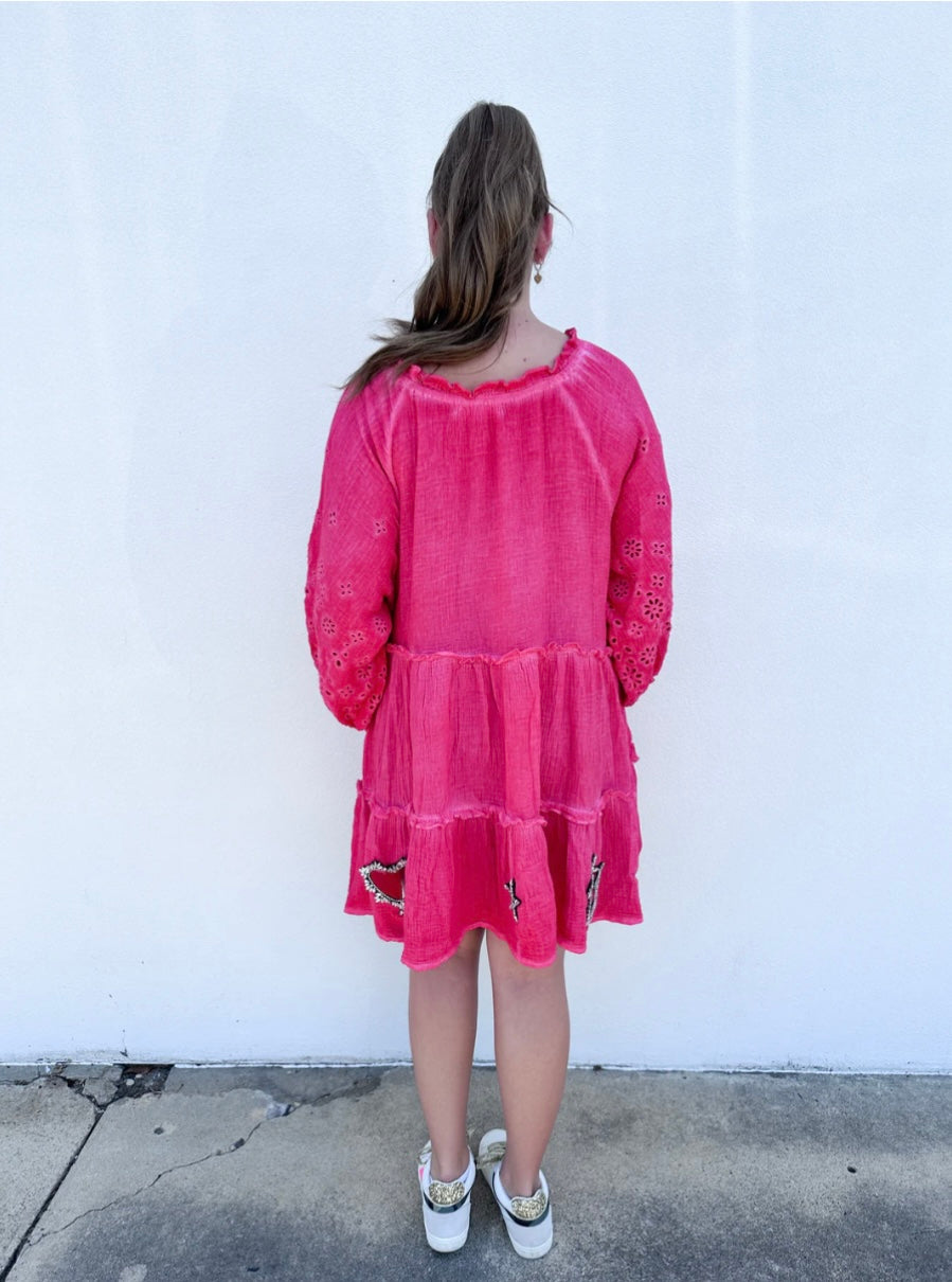 Star Heart Rhinestone Tunic or Dress