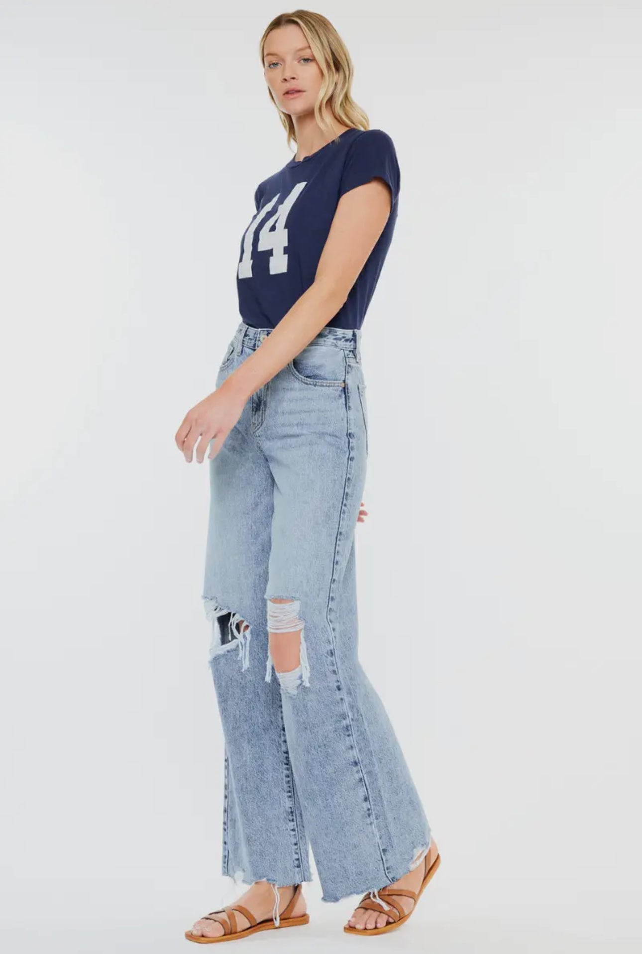 KanCan Ultra High Rise Wide Leg Jeans