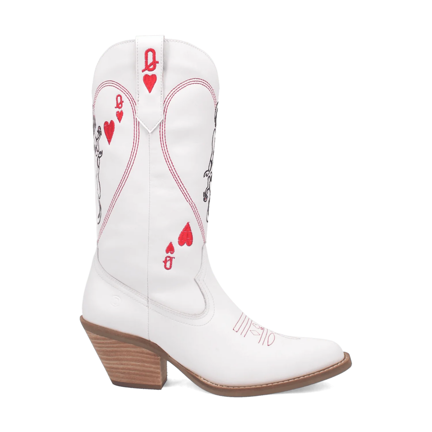 Queen A Hearts Leather Boot