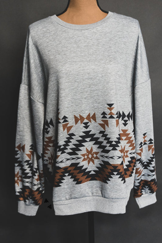 2 Fly Saddle Sepia Sweater