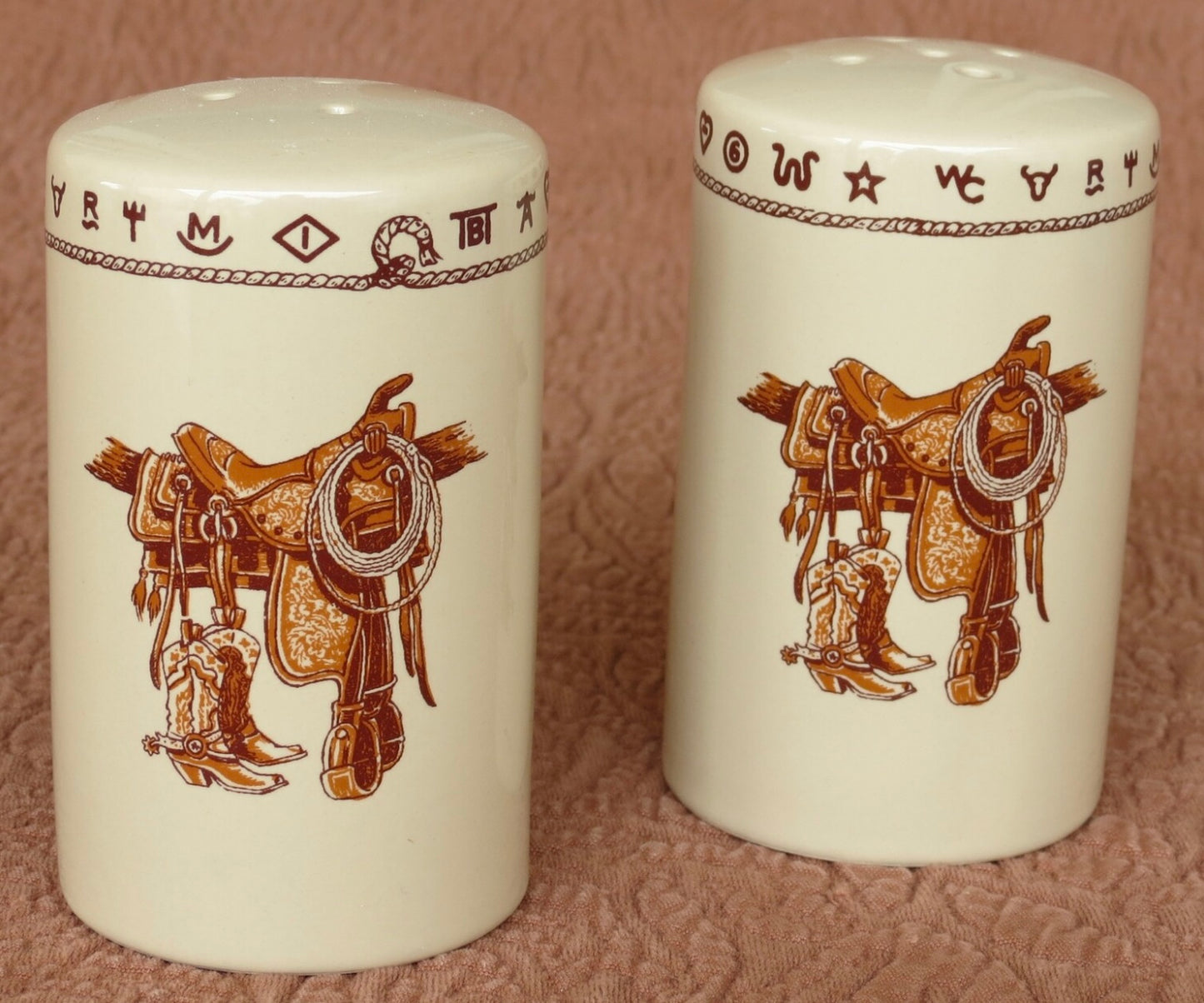 Saddle Salt & Pepper Shakers