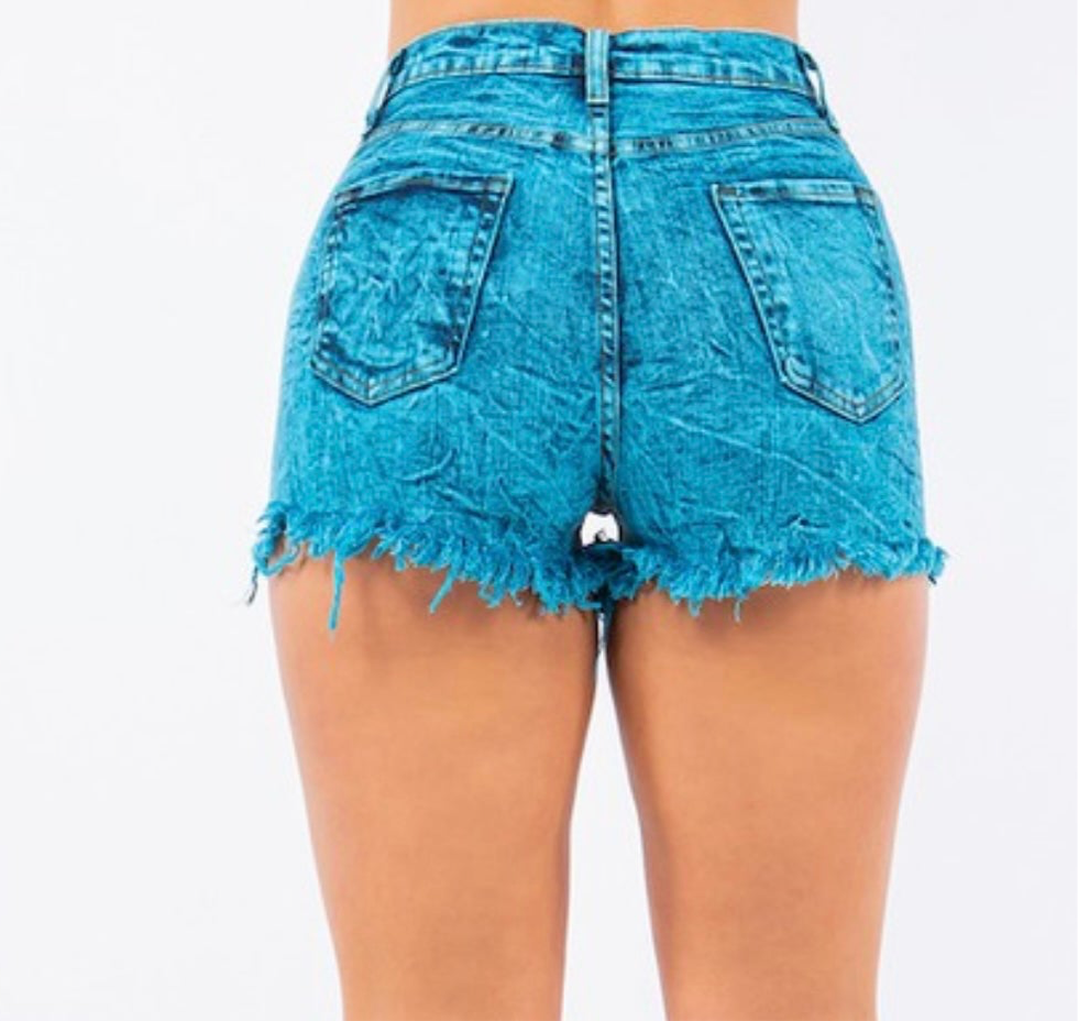 DENIM SHORT MINERAL WASH