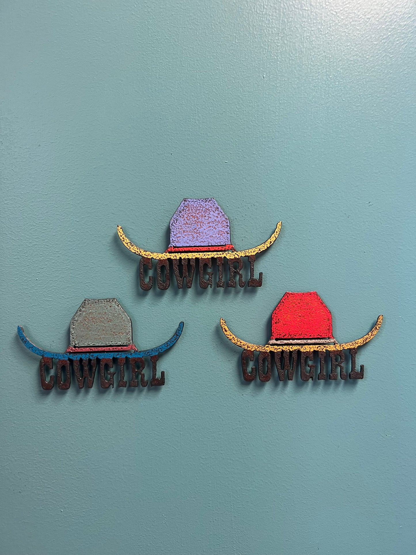 Cowgirl Hat Magnets