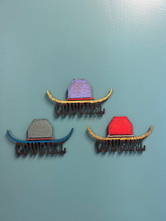 Cowgirl Hat Magnets