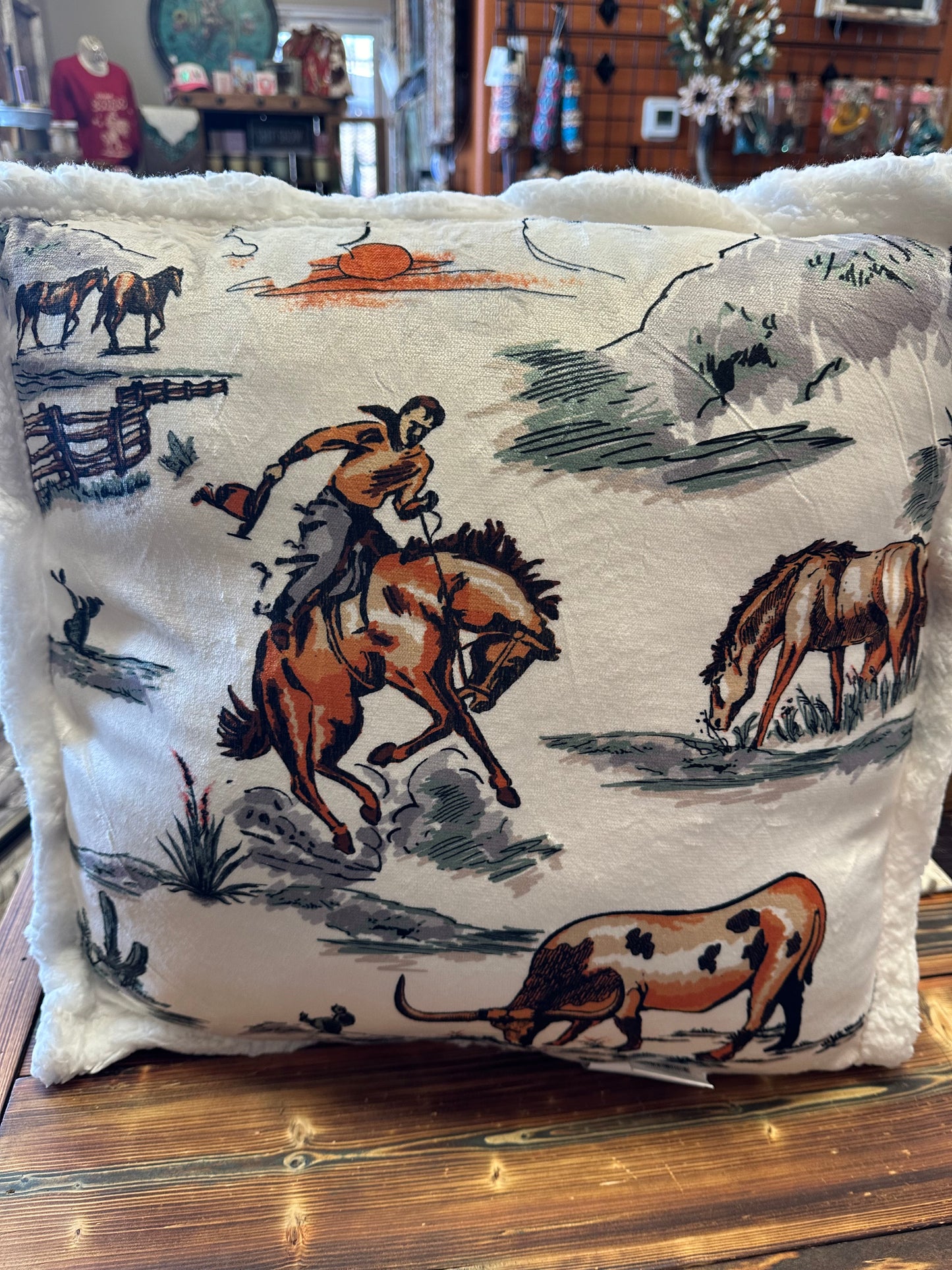 Ranch Life Sherpa Pillows