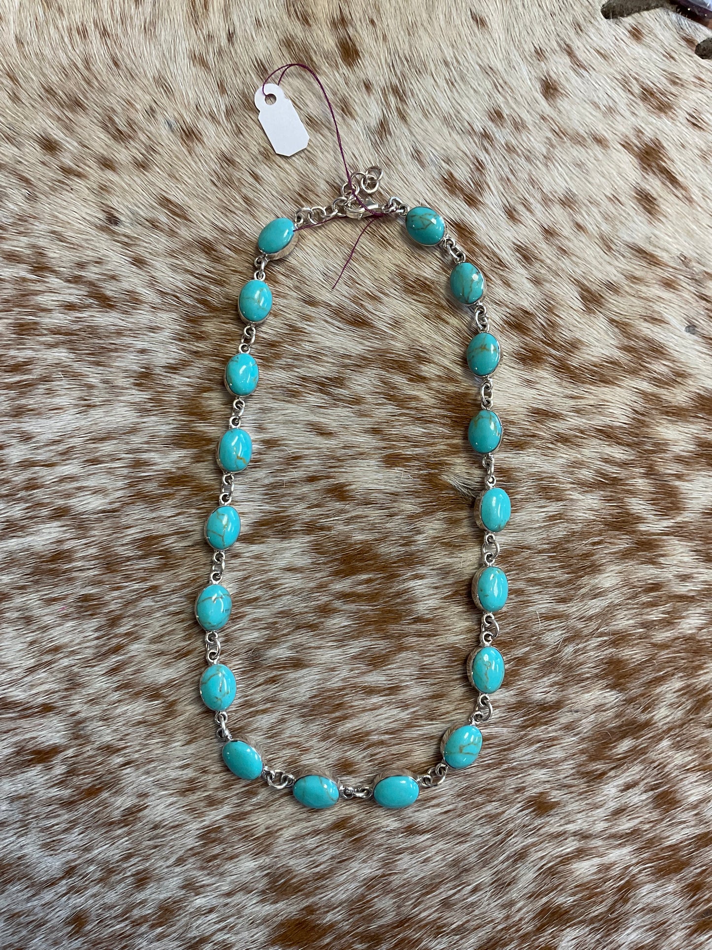 Genuine turquoise necklace