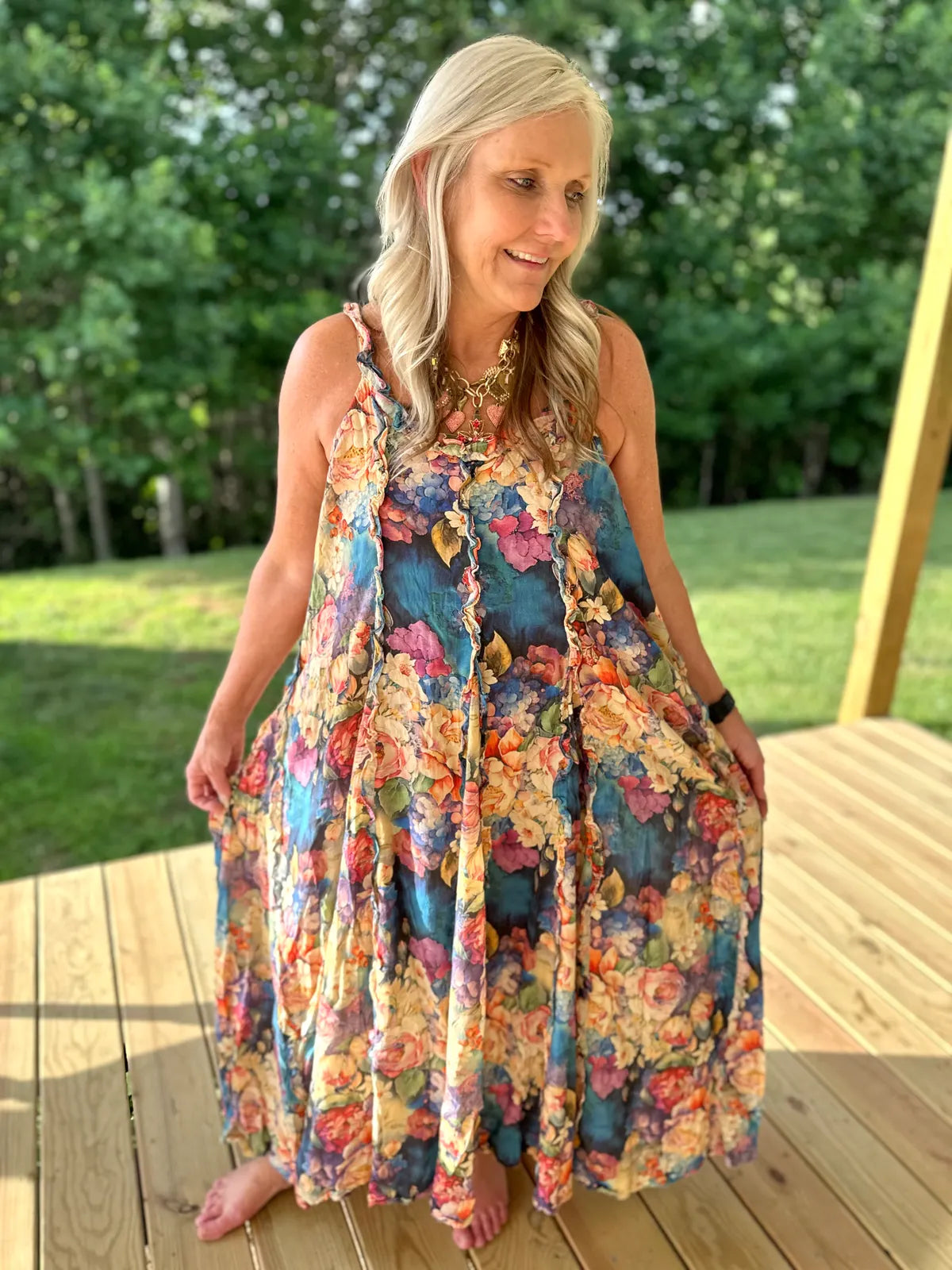 Floral Washed Dress