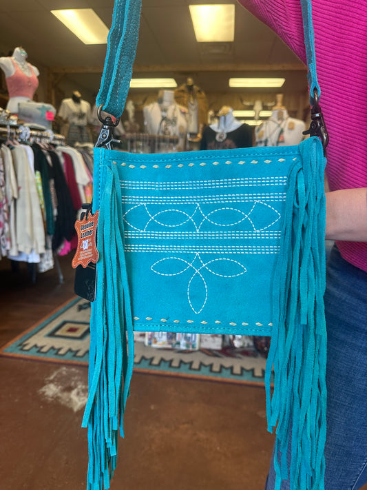 AD Western Fringe Crossbody