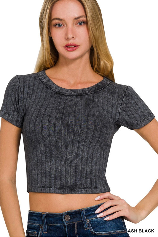 Ribbed Crop Top