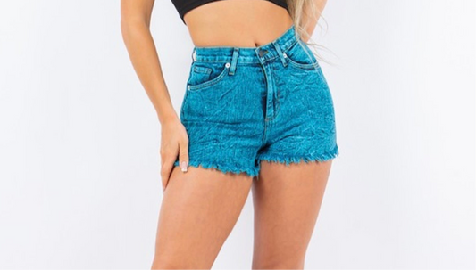 DENIM SHORT MINERAL WASH