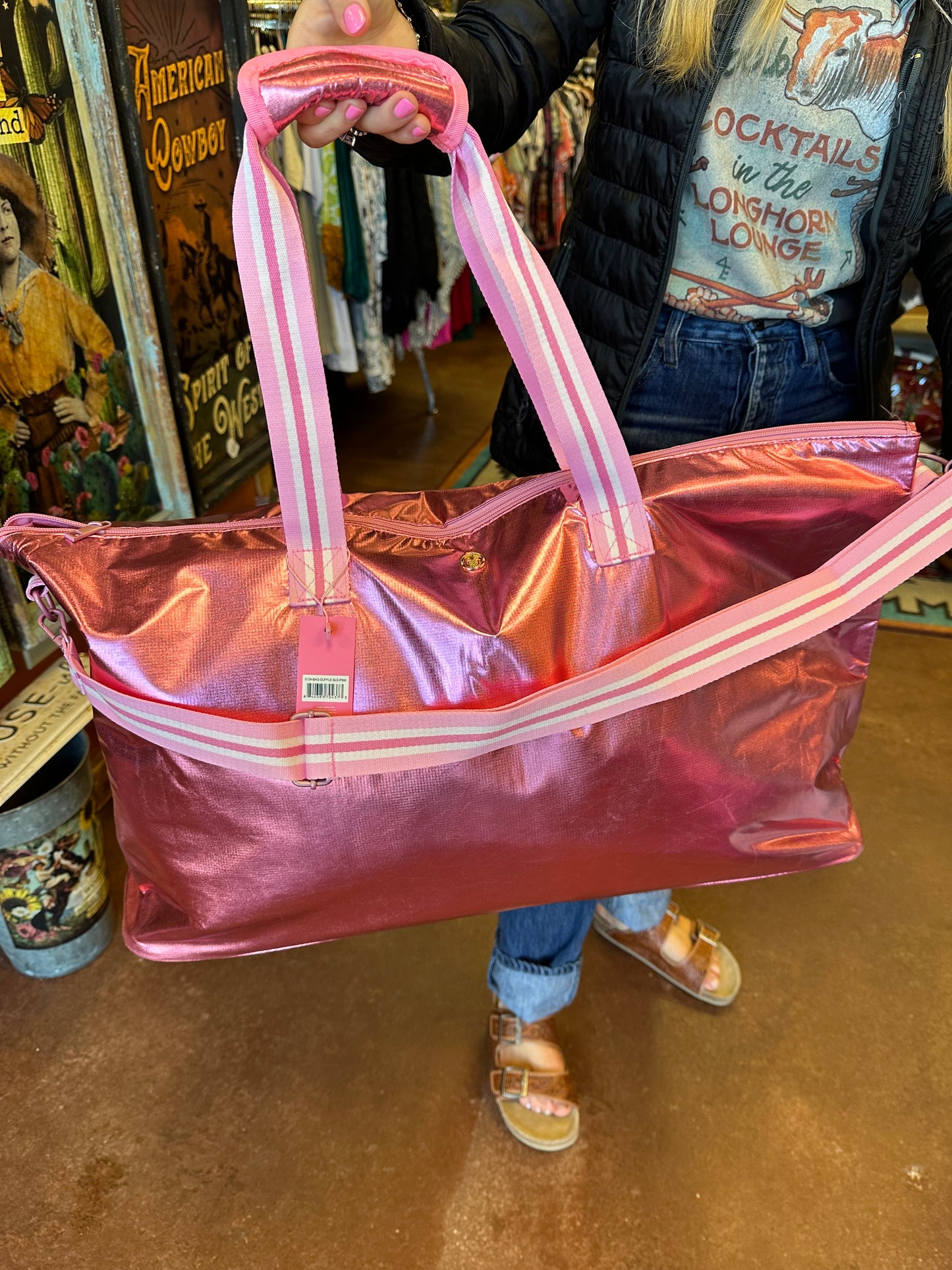 Simply Southern Pink Duffel