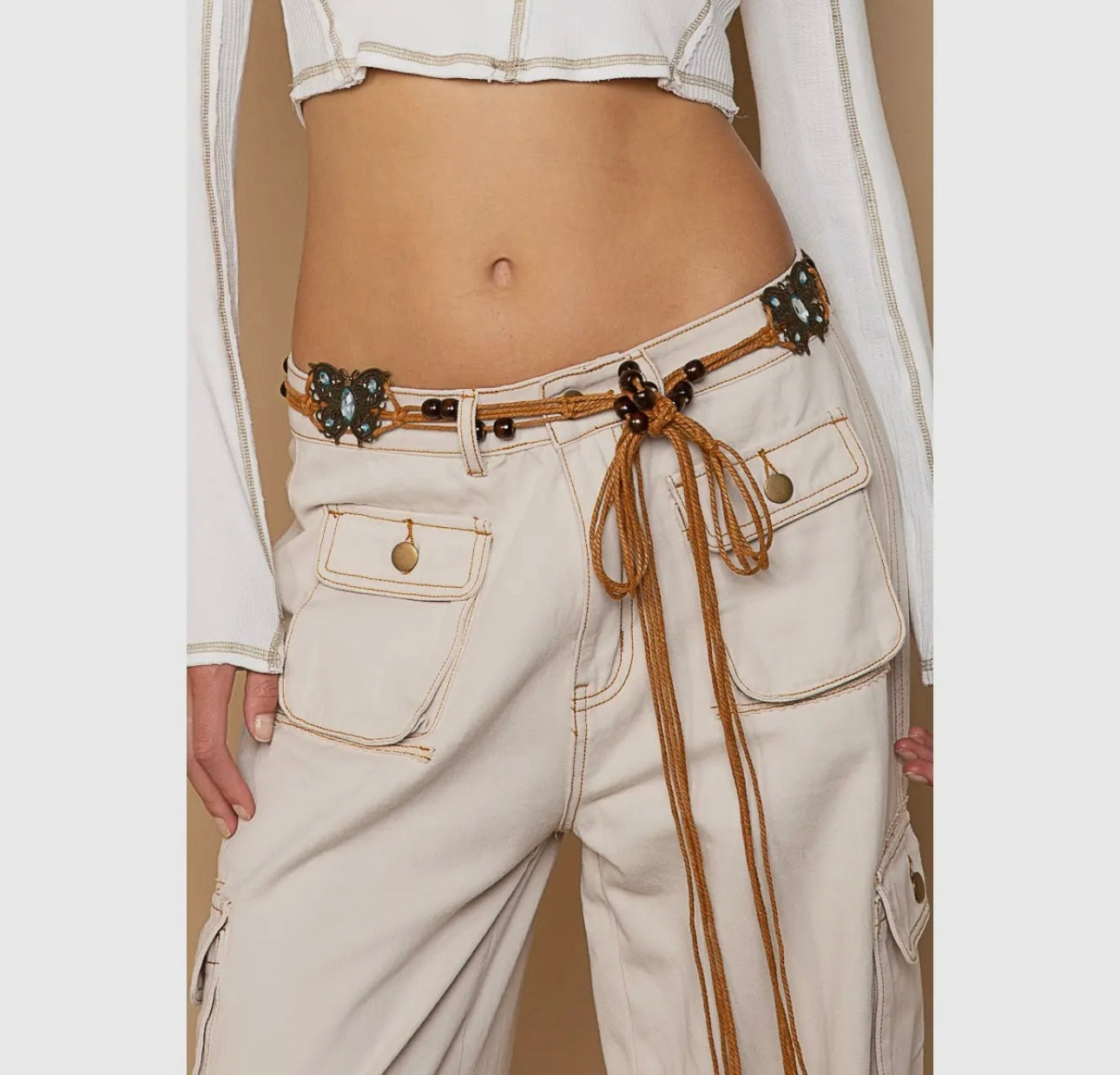 Corded Butterfly Belt