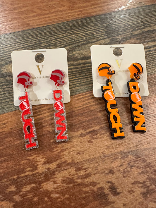 Touchdown Earrings