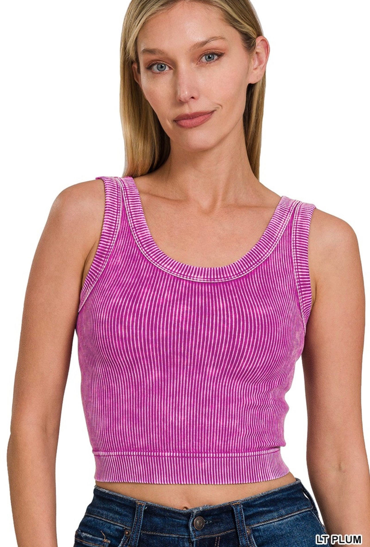 Ribbed Seamless Tank