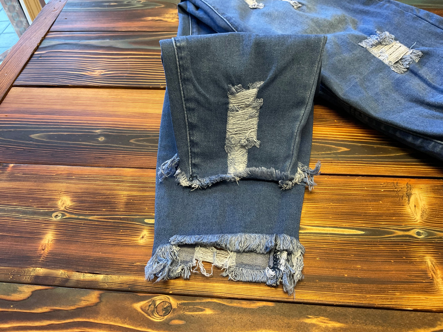 American Bazi Distressed Denim Jogger