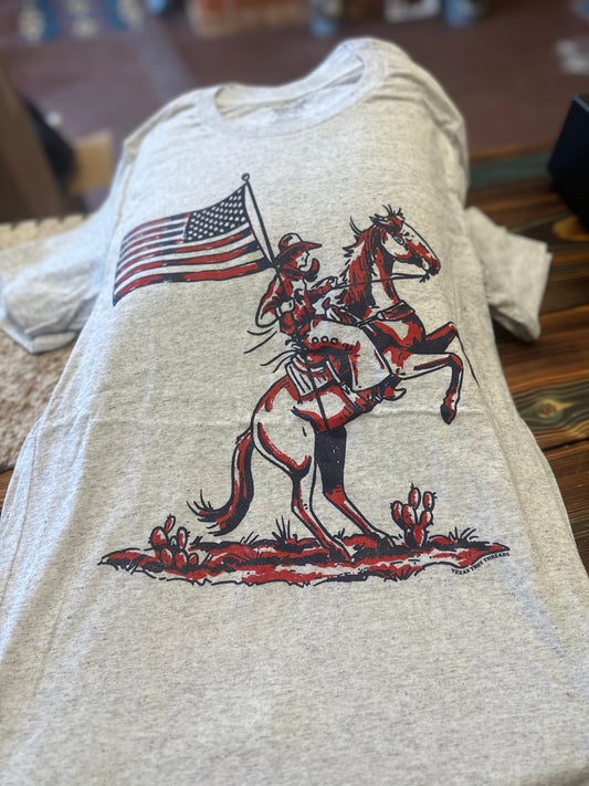 Patriotic Cowboy Tee