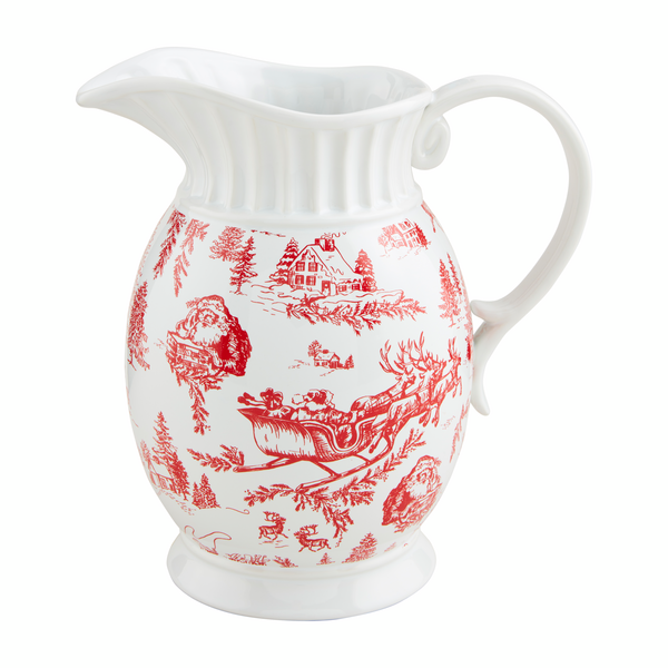 Toile Ceramic Pitcher