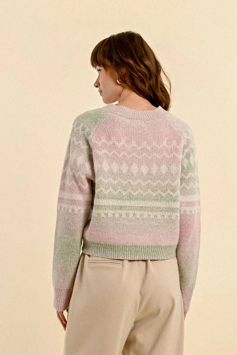 JACQUARD PATTERN SWEATER