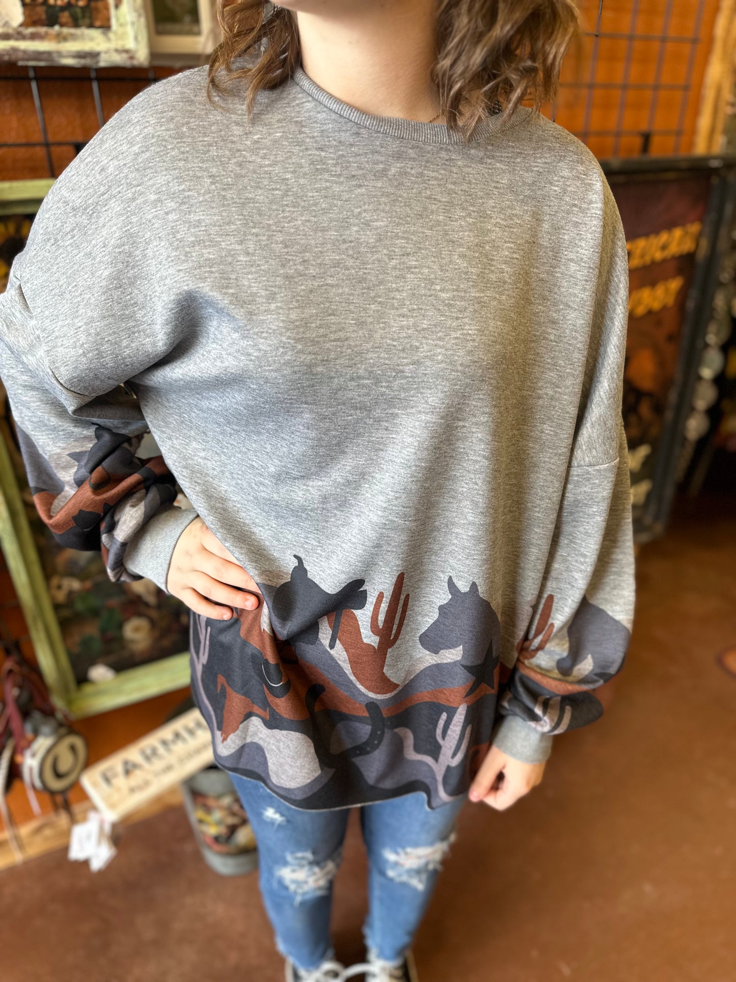 Pony Ride Pullover Sweater