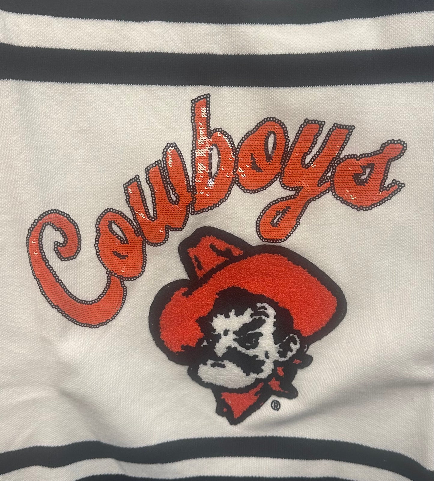 Licensed OSU Cowboys Stripe Top